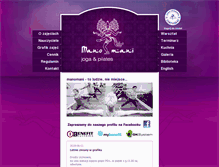 Tablet Screenshot of manomani.pl